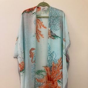 One Hundred Stars Mid length kimono